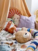 Stuffed Brown Bear Cushion