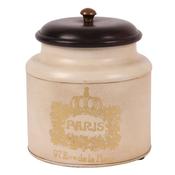 Wooden Top Canister 19x16.5cm