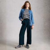 White Stuff Tia Linen Wide Leg Crop | Navy