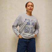 Cleo Longline Graphic Sweatshirt image