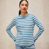 Clara Stripe Embroidered Tee image