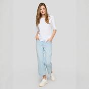 Rabe Wide Leg Cropped Denim Trousers image