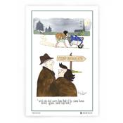 Tottering Village Defribilator Teatowel