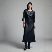 Acanta Black Faux Leather Dress image