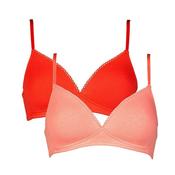 After Eden 2 Pack Cotton Wireless Teenage Bras image