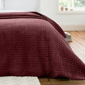 Attica Velvet Burgundy Bedspread | 240x260cm image