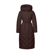 Beaumont Down Full lenght Detach Hood Coat | Dark Chocolate image