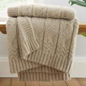 Bianca Cable Knit Throw