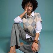 B/anca Sleeveless Frosted Fusion Sweater