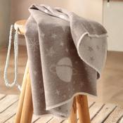 Biederlack Baby Blanket Universal Taupe | 75x100cm image