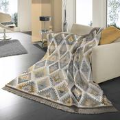 BD Wohndecke Cotton Ikat Brown Throw