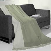 BS Wohndecke Cotton Twill Green Throw | 140x180cm image