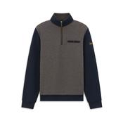 Bugatti Textured 2-Tone Cotton Half Zip image