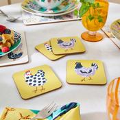 Chick Chicken Coasters - 4 pack image