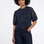 Short Balloon Sleeve Top | Chantalle image