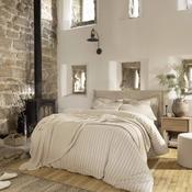 Christy Flannel Stripe Duvet Set