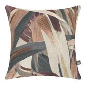 Elin Cushion 43x43cm | Natural/Plum image