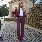 Esqualo Wide Leg PU Trousers image