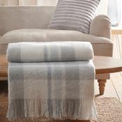 Appletree Faux Mohair Throw | Blue 130x180cms image
