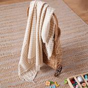 Foxfod Fawn Gingham Baby Throw image