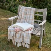 Kielder Throw Cream | 127x152cm