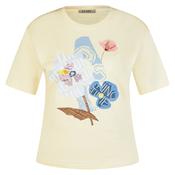 Lemon T-Shirt with Flower Applique by LCMT image
