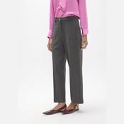 LOLA Casademunt Maroon Pinstripe Trousers image