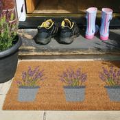 Coir Outdoor Mat Lavender | 45x75cm image