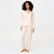 LingaDore Satin Stripe Button Through Pyjama Set image