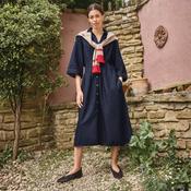 Luna Denim Pleat Dress image