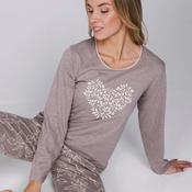 Pastunette Diamante Leafy Love Pyjama Set image