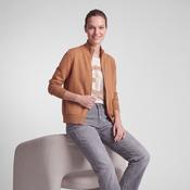 Rabe High Neck Zip Up Cardigan