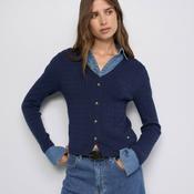 Salsa Jumper With Denim Collar/Cuff