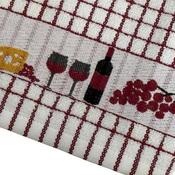 Polidri Tea Towel Jacquard | Wine and Cheese image
