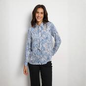 Tinta Pussy Bow Printed Blouse