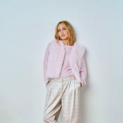 Tuzzi Sleevelees Pink Fur Jacket image