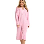 Marlon Belle Zipper Waffle Housecoat Peach