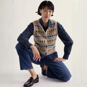 Seasalt Geo Fair Isle Vest image