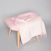 Foxford Pink Spot Baby Blanket image