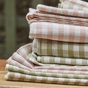 Gingham Tablecloth 130cm x 230cm | Pale Olive image