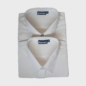 School Banner Shirt Twin Pack - White &amp; Blue
