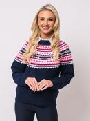 Fairisle Pearl Jumper - Navy Multi
