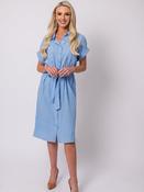 Half Sleeve Dress - Baby Blue