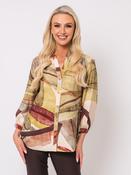 Print Blouse - Wine image