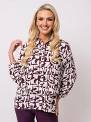 Layered Blouse - Wine image