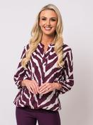 Lined Blouse - Wine image