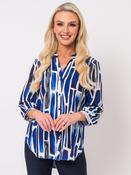 Print Blouse - Royal image