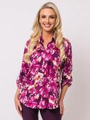 Floral Print Blouse - Mulberry image