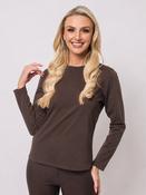 Round Neck Top - Chocolate image