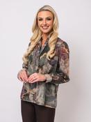 Button Up Blouse - Wine image